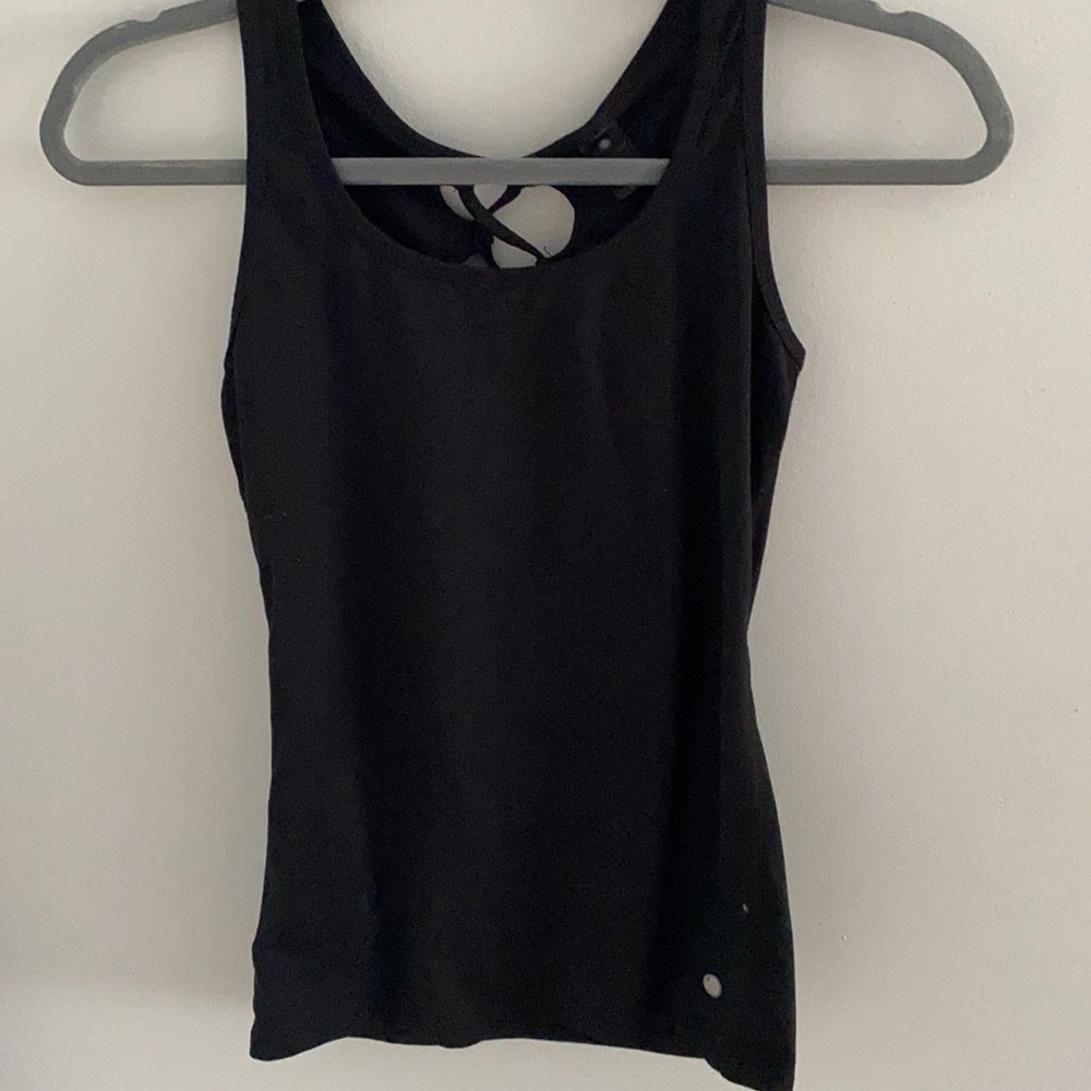 Workout top in black